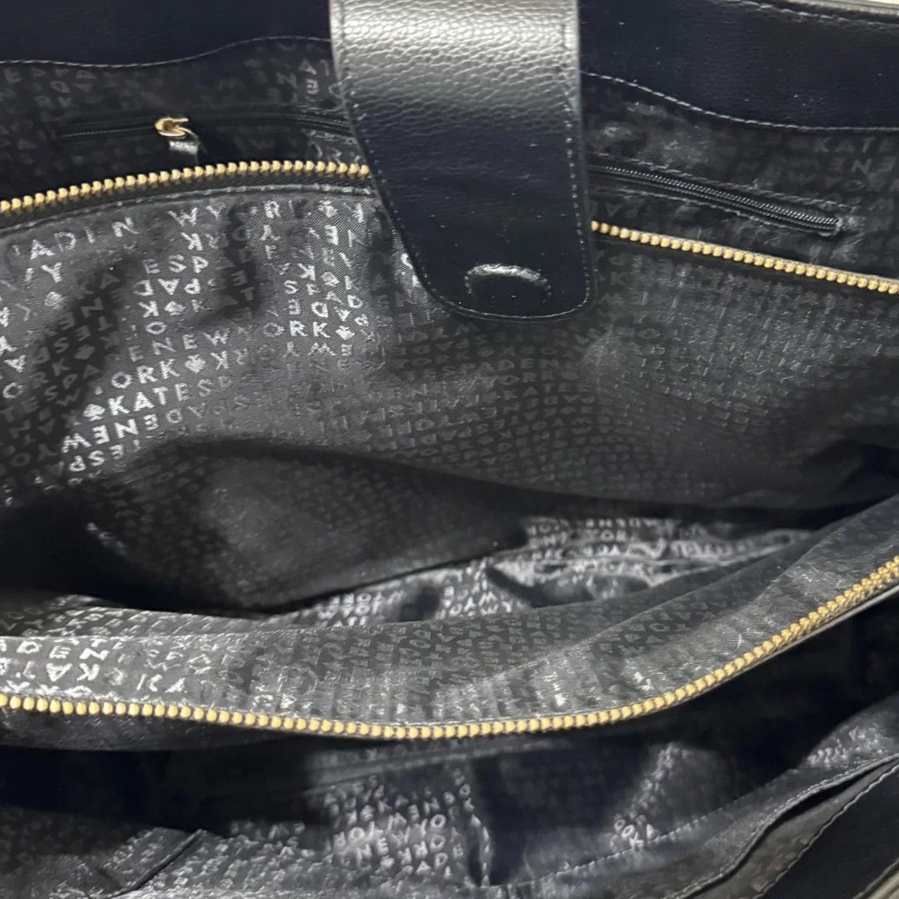 Kate Spade Wellesley Elena Shoulder Satchel Bag Women Black Leather